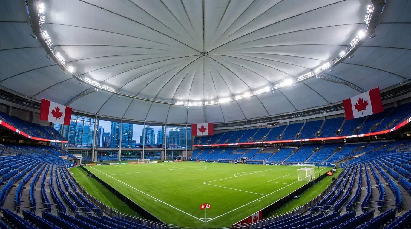 BC Place in Vancouver, Austragungsort von Schweiz gegen Kanada am 24. Juni 2026