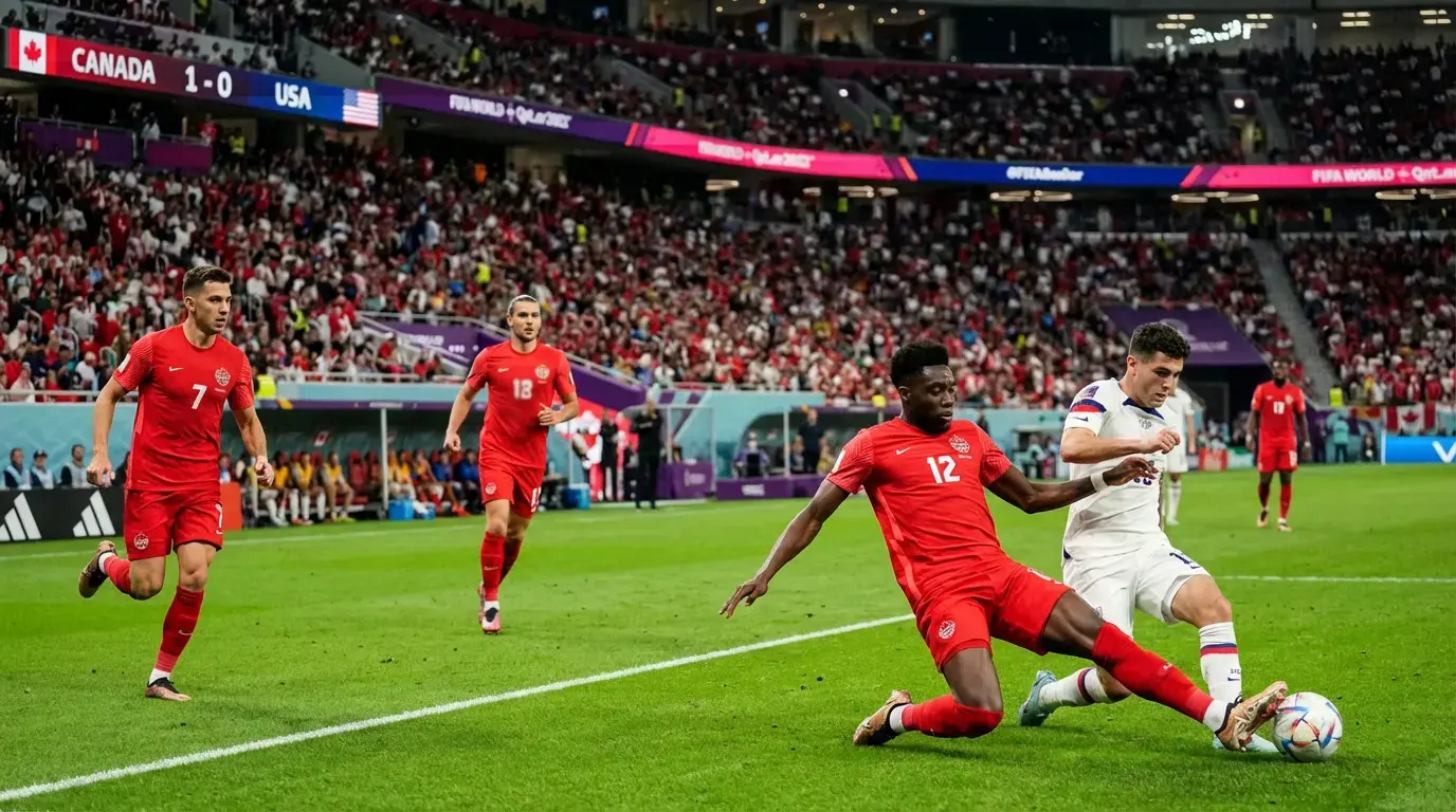 Kanadische Nationalmannschaft mit Alphonso Davies bei der WM 2026