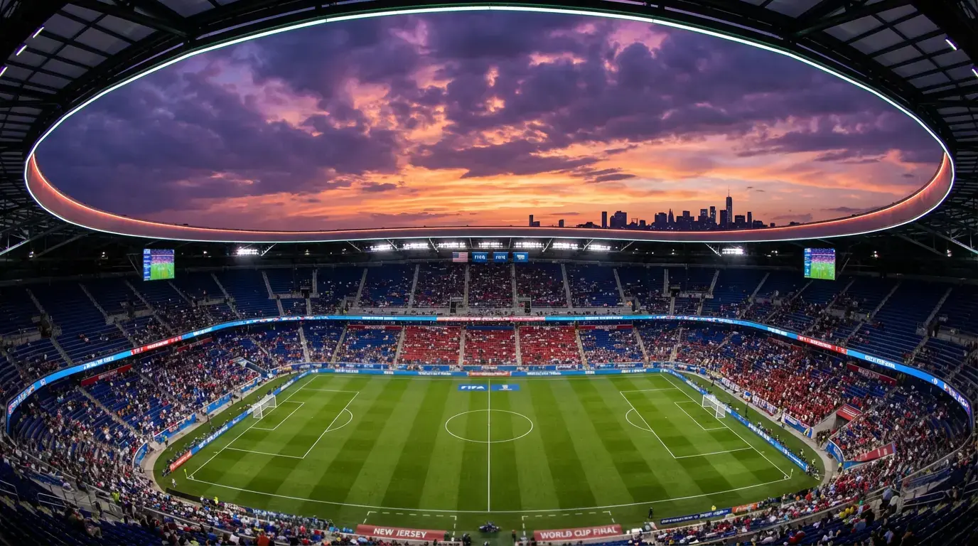 MetLife Stadium in New Jersey, Austragungsort des WM-Finales 2026 am 19. Juli