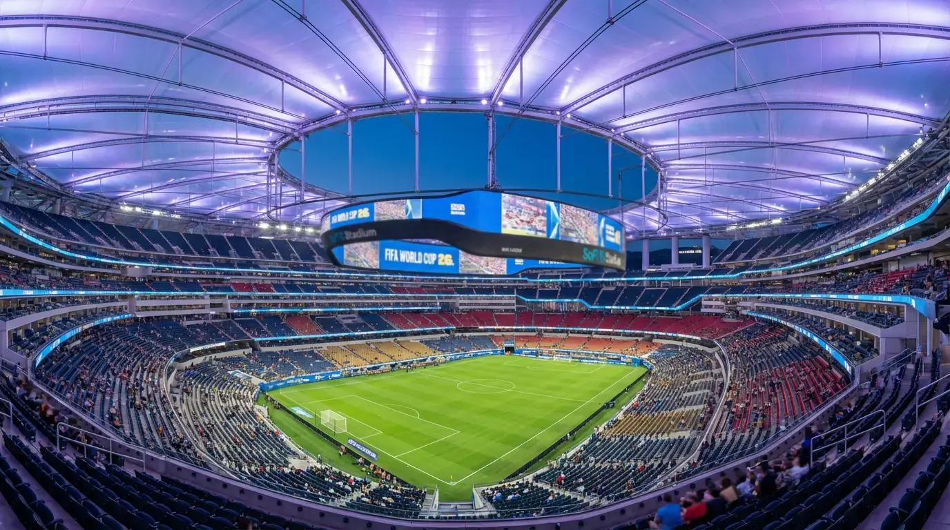 SoFi Stadium in Los Angeles, Austragungsort von Schweiz gegen Bosnien-Herzegowina am 18. Juni 2026