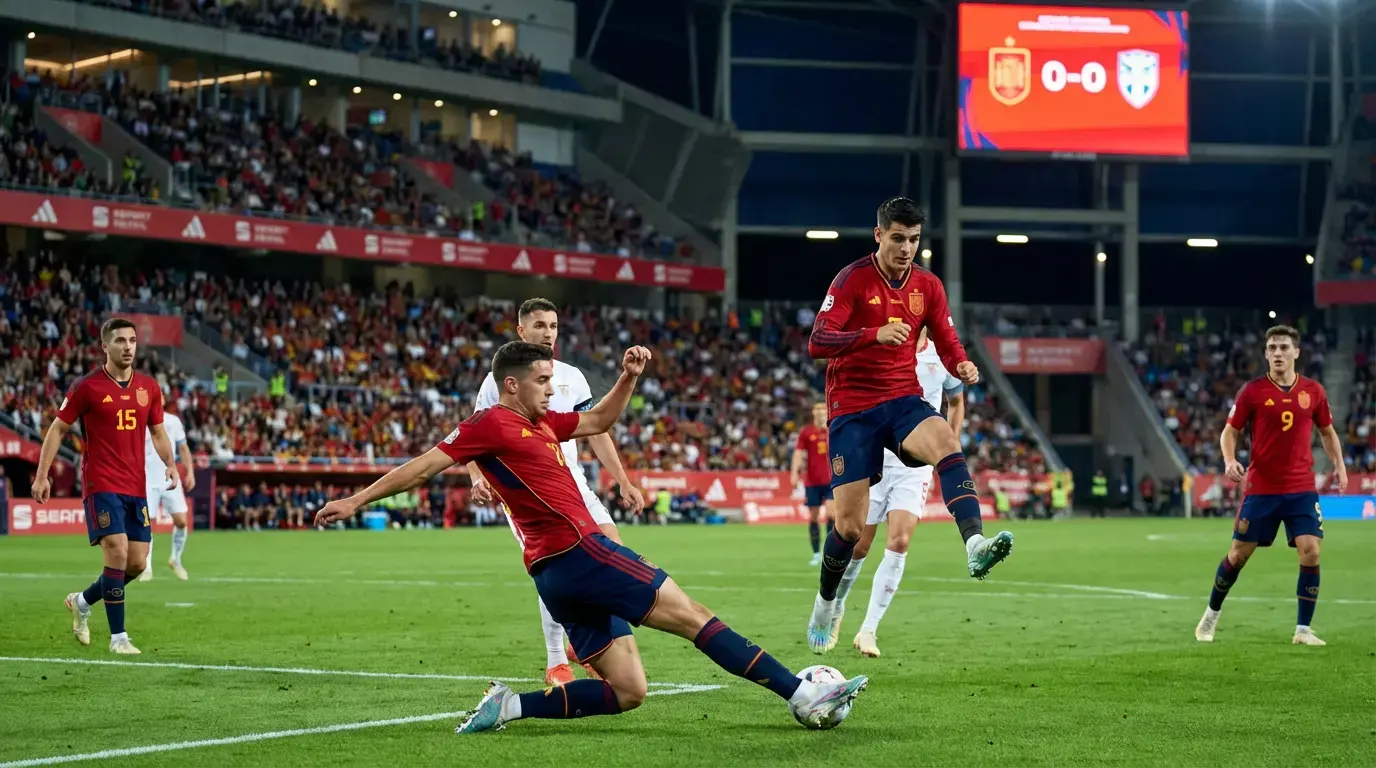 Spanische Nationalmannschaft La Roja mit Lamine Yamal feiert den EM-Titel 2024